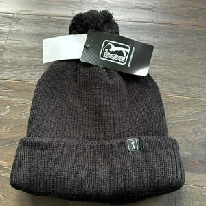 NWT PGA Tour Black Knit Beanie Hat